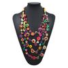 Bohemia Ethnic Necklace & Pendant Multi Layer Beads Wood Jewelry Vintage Statement Long Necklace Women Handmade Collar
