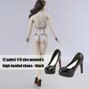 Elegant High Heel Doll Shoes Realistic 1/6 Female Soldier Model Accessories Easy To Dressingup Doll Display Decoration