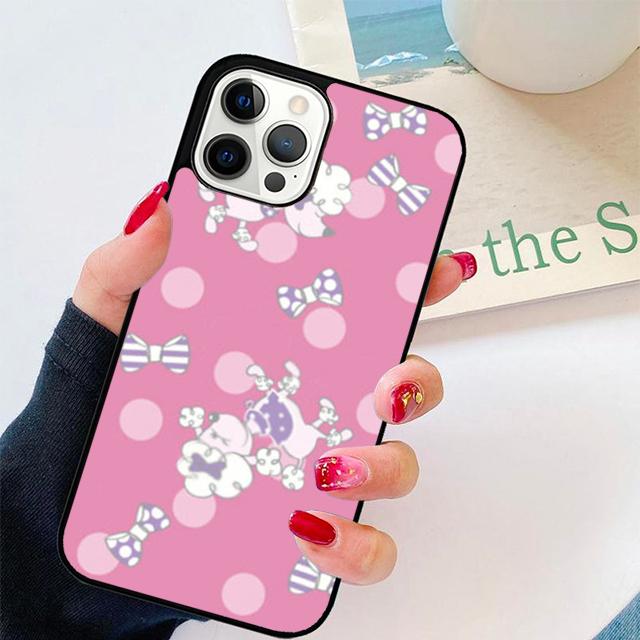 Beagle Poodle Mum Dog Colorful Phone Case Cover for iPhone 16 15 12 mini 11 13 14 Pro Max SE 2020 Apple 6S 7 8 Plus Coque