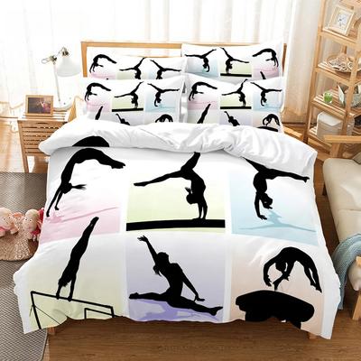 Yoga Mönster Sängkläder Set Påslakan Set 3d Sängkläder Digitaltryck Sänglinne Queen Size Sängkläder Set Modedesign