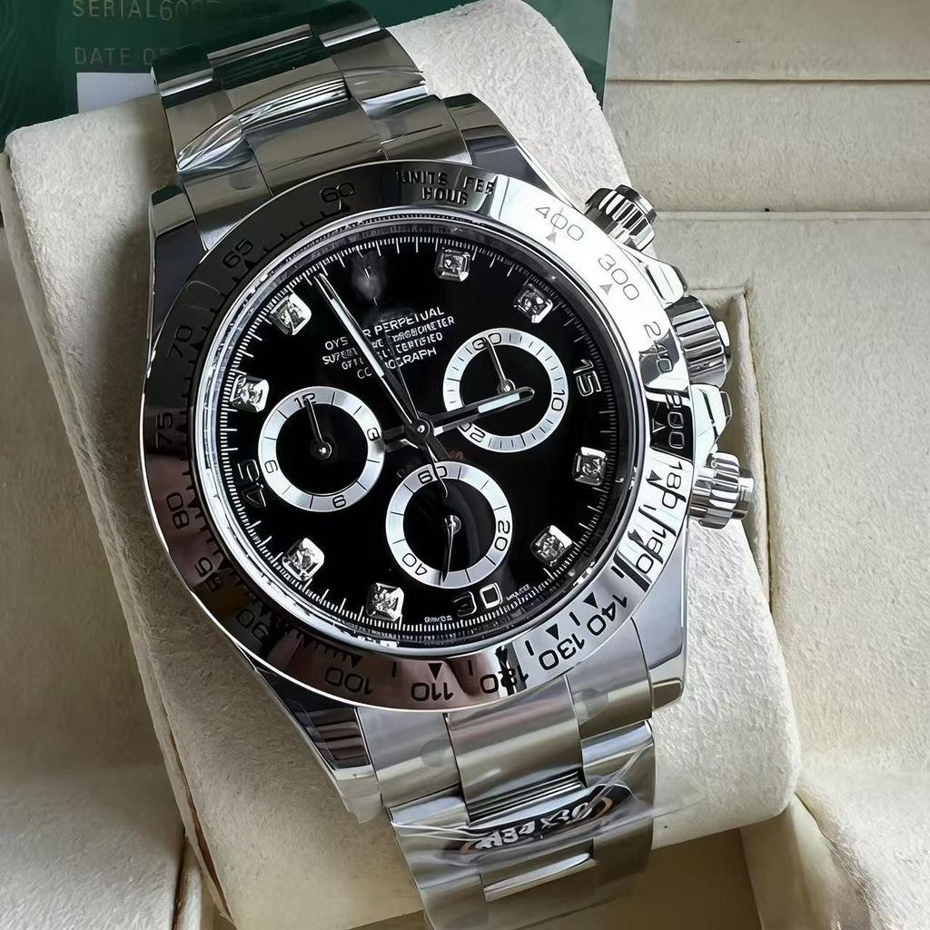 Orologio Meccanico da Uomo Acciaio Inossidabile Alta Precisione Cronografo Automatico Orologio da Polso da Uomo Classico Sportivo Meccanico per Uomo