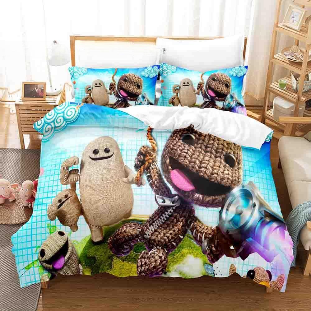 3d Print Game Sackboy: A Big Adventure Bedding Set Single Twin Full Queen King Size Bed Set Adult Kid Bedroom Duvet cover Sets