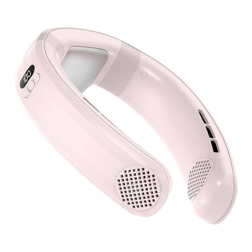 Silent Leafless Neck Fan: Portable Outdoor Semiconductor Cooler