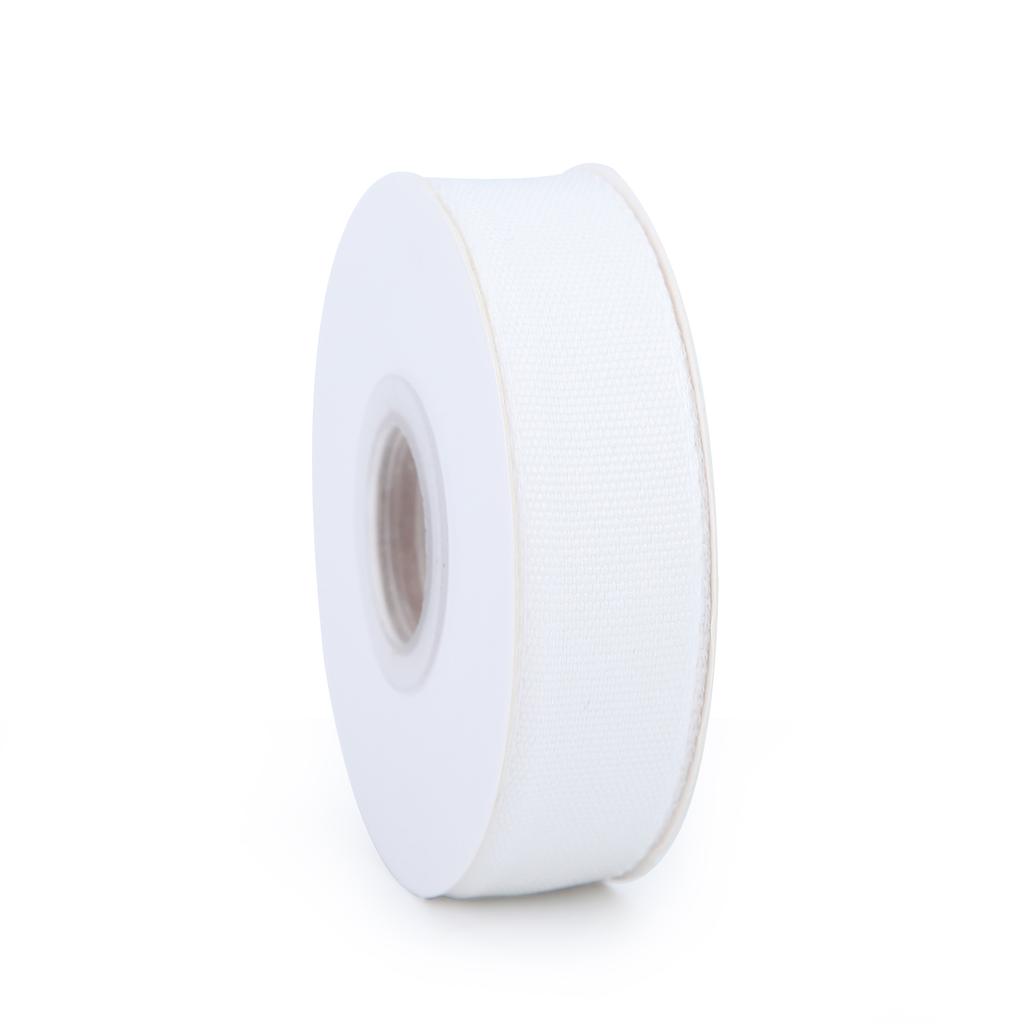5/8 Inch Eco-Friendly Poly-Cotton Ribbon Recycled Biodegradable Ribbons for Gift Wrapping and Shopping Bag