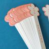 Perfume Test Strips 10 Sheets Floral Shaped Thickened Absorbent Scent Testing Papers with Blank Writing Area for Daily Perfume Test