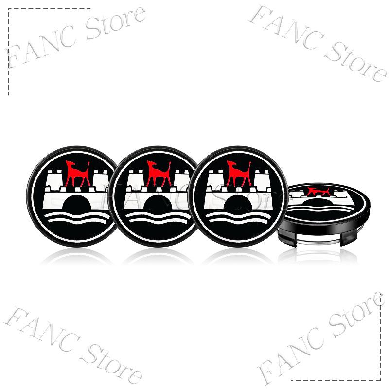 For VW 4Pcs 60MM (56MM I.D) Wolfsburg Edition Emblem Car Wheel Center Cap Rim refit Covers Sticker For VW Golf MK5 Touareg Touran