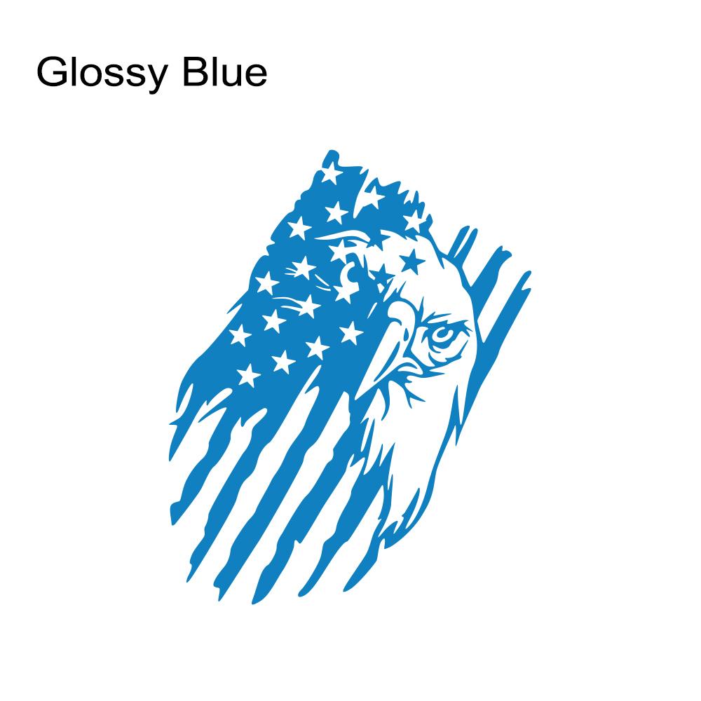 Car American Bald Eagle Flag Styling Stickers Truck Vinyl Cover Pickup Trunk Tailgate Tail Decor Decal Auto Tuning Accessories