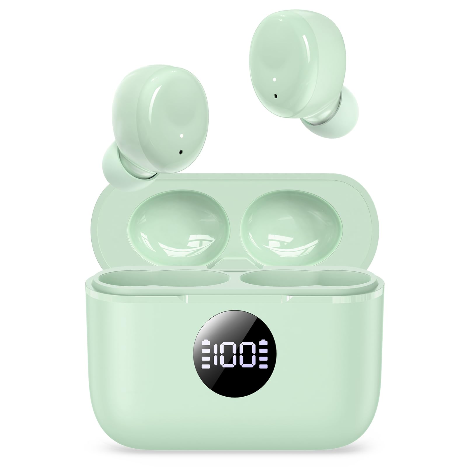 

Bluetooth Wireless Earphones with Deep Bass and Waterproof Function for and Exercise [2025 Latest] Commuting, Sports,
