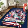 1pc American Independence Day Celebration Carpet Rug for Bedroom Living Room Decor Sofa Home Game Area Rug Non-slip Floor Mat. DT71501154