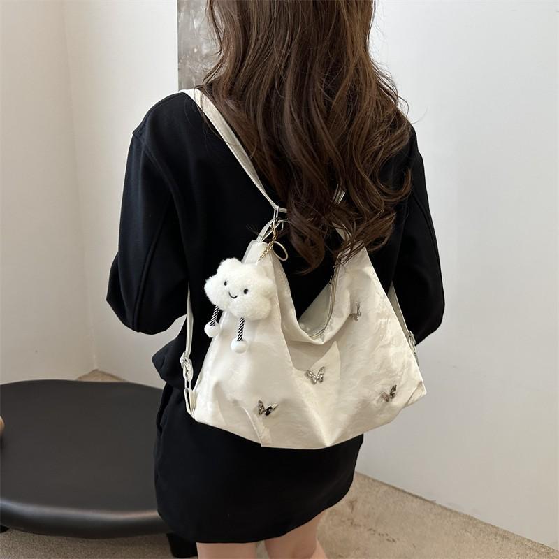 High value cloud bag fashionable new niche design commuter leisure beautiful double shoulder single shoulder crossbody backpack