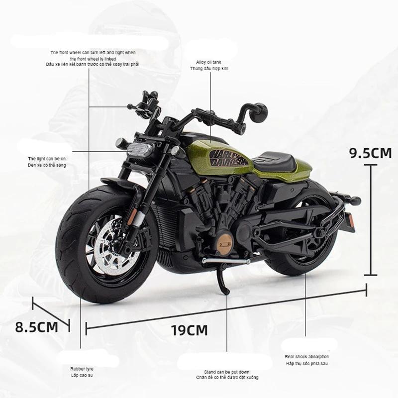 1/12 сплав Harley Davidson Sportster S гоночный мотоцикл модель литой уличной спортивной модели мотоцикла детская игрушка подарок