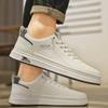 Hochwertige Weichleder Freizeitschuhe Neue Leichte Atmungsaktive Sneaker Vielseitige Mode Herren Laufschuhe Designerschuhe