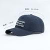 Retro Embroidered Baseball Hat for Men and Women Simple and Versatile Face Cap