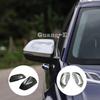 For VW Volkswagen Teramont Atlas 2017 2018   Rear Tail View Side Glass Mirror Cover Trim Frame Eyebrow Car Accessories