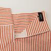 ROCHAS 24 ROPA35175A Orange x White Striped Skirt skirt 40 orange/whiteUsed