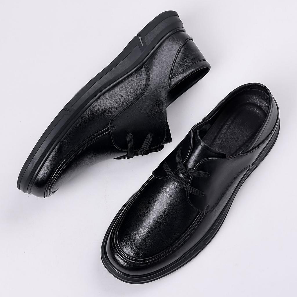 Autumn Business Dress Men'S Casual Leather Shoes Breathable Leather British Men'S Single Shoes Casual Work Versatile Leather Shoes