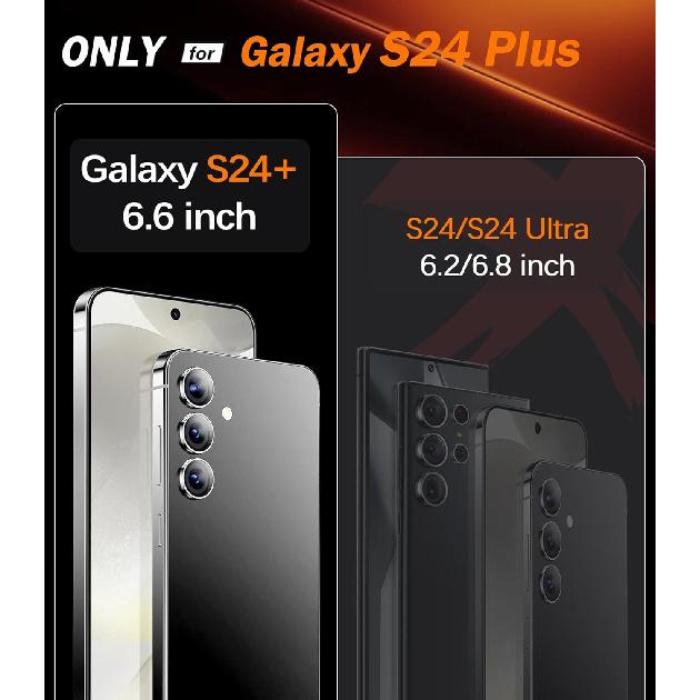 Gxmeuie Ultra Thin Case for Samsung Galaxy S24+ Plus 5G, Silky Touch & Anti-Fingerprint Material, Slim Hard PC Matte Cover Anti-Scratch Shockproof