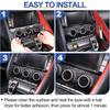 Center Console Air Conditioning Switch Panel Frame Cover Trim Compatible with Jaguar F-TYPE 2013-2022, AC Button Panel Decor Cover Trim, Air