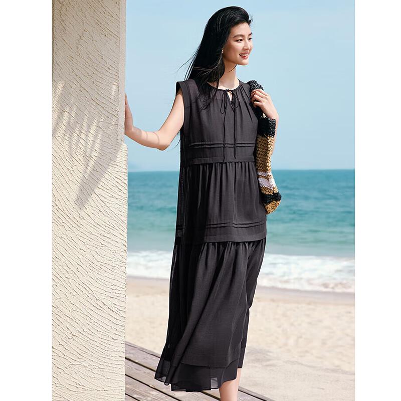 

JUZI Аннакол Курортный стиль Расслабленное Свободное Платье без рукавов 2XL