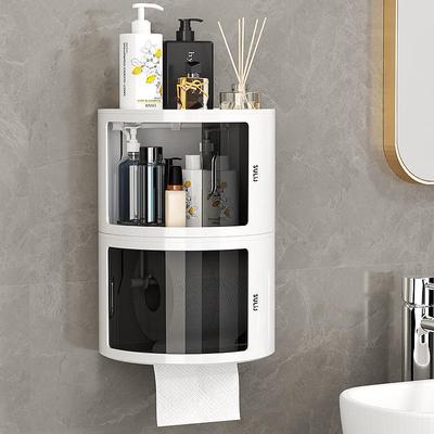 Wasserdichter Toilettenpapierhalter zur Wandmontage mit stanzfreier Aufbewahrung