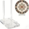 Versatile Acrylic Stand For Decor Acrylic Display Stand Frame Easel Clear Acrylic Plate Stand Adjustable Spacing