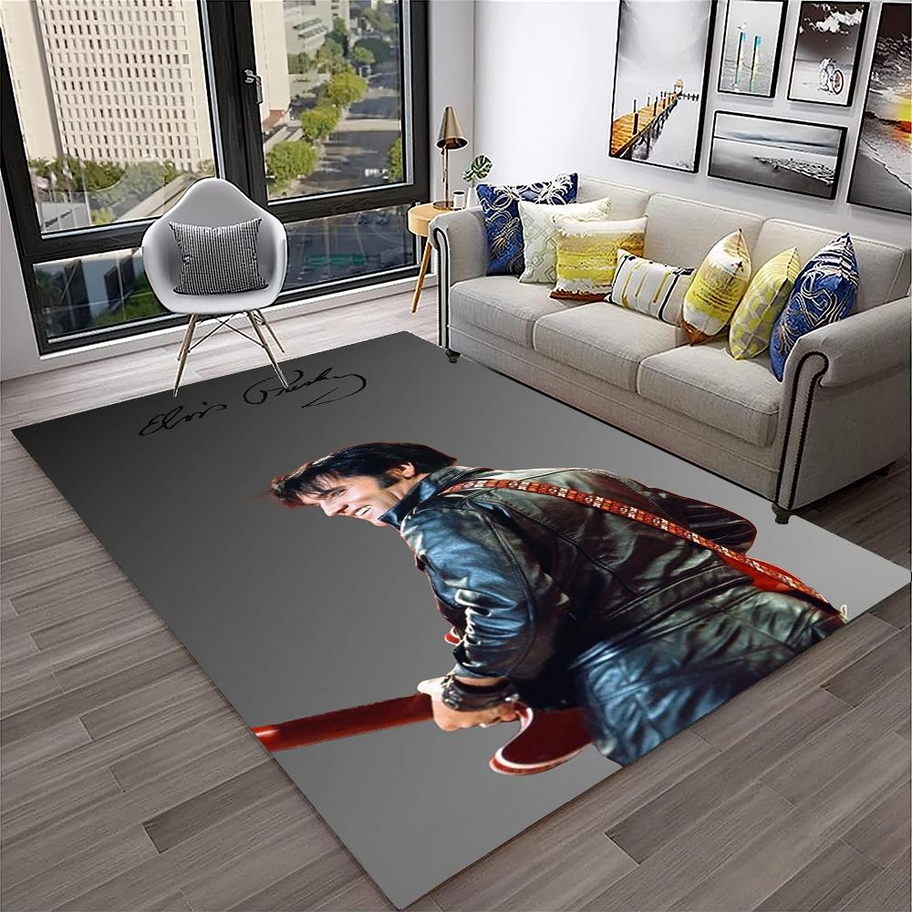 

3D Classics The King Elvis Presley Area Rug,Carpet for Home Living Room Bedroom Sofa Doormat Decor,kids Play Non-slip Floor Mat 40x60cm