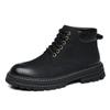 Martin Boots Men's 2025 Autumn and Winter Velvet Thickened Warm Rhubarb Boots Casual Trend British Tooling Boots 2025