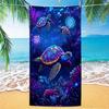 New Popular Marine Life Beach Towel Self-Delivery Warehouse Microfiber Quick-Drying Towel