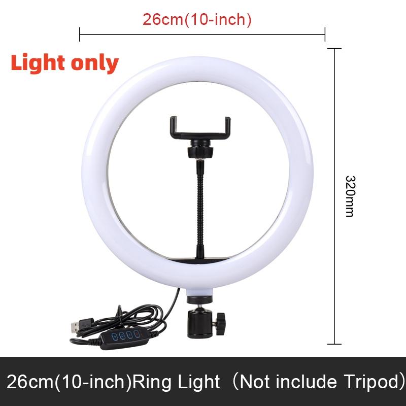 Xiaomi Youtube Shooting Vlog Selfie Circular Photo Ring Light Led Photographic Video Camera Lamp Studio Lighting Phone Holder