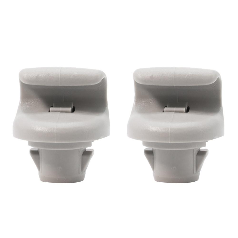 2Pcs Sun Visor Retainer Clip Holder Gray 96409BC402 For Nissan 350Z