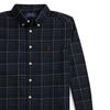 Koszula bawełniana w kratę z długim rękawem i haftowanym logo Polo Ralph Lauren Koszule dziecięce 323979324-001