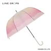 Ogawa (Ogawa) Long Vinyl Umbrella, Sky, LINEDROPS, 60cm, 8 Ribs, Deep Tension, Jump-Style, 57356