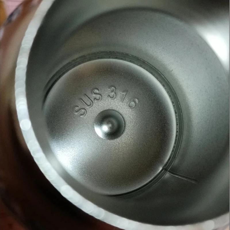 Copo Térmico Isolado Retro de Aço Inoxidável – Garrafa de Água Térmica Pequena e Bule de Café