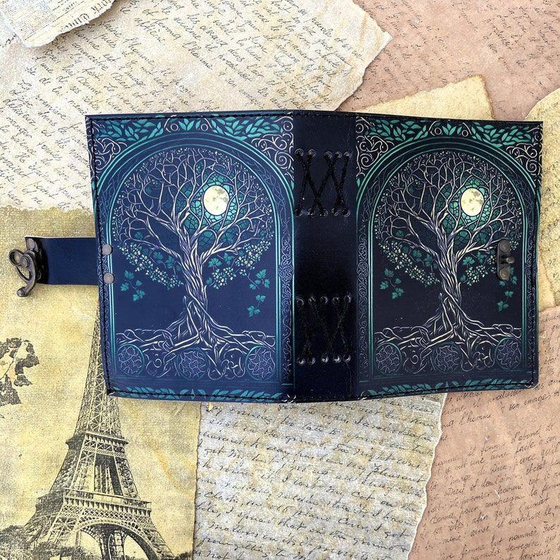 Classic Tree Handmade Vintage Inspired Journal , Leather Notebook Leather Journal Leather Diary Writing Travel Journal ,Gift for Her