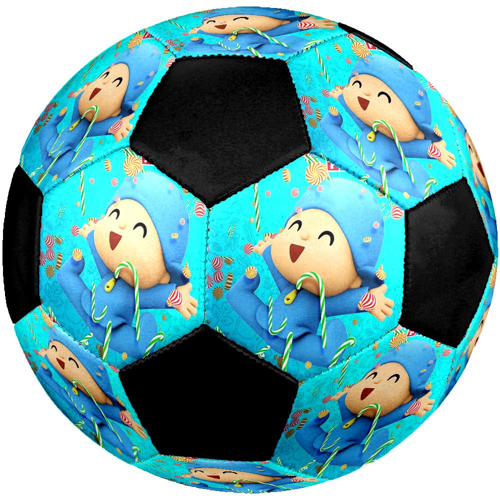 Pocoyo Theme Size 5 Soccer Ball, Suitable for Both Indoor and Outdoor Matches, a Gift Suitable for Everyone.