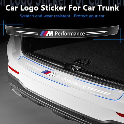 1 Stück Transparentes Auto Kofferraum Emblem Schutzaufkleber Autozubehör Für M E34 E36 E60 E90 E46 E39 E70 F10 F20 F30 X5 X6 X1 M3 M5 M6 E71 F01 F87