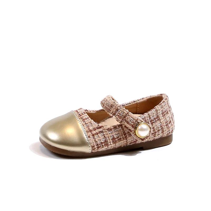 2024 Children Leather Shoes for Girl Spring Autumn New Fashion Korean Style Elegant Princess Anti-slippery Versatile Dress Shoes