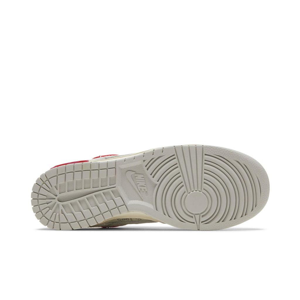 Nike Dunk Low 'Lot 40 of 50' (Unisex) Sail / Neutral Grey / Global Red Skateboard Shoes DJ0950 103