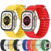 Bracelet océan pour bracelet de montre Apple 49mm 44mm 40mm 45mm 41mm 42mm 38mm bracelet en silicone série iWatch Ultra 8 7 6 5 4 3 2 1 pour Apple Watch Hermes