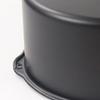 Sleek Black Carbon Steel Pan for 678Inch Round Cake for Air Fryer