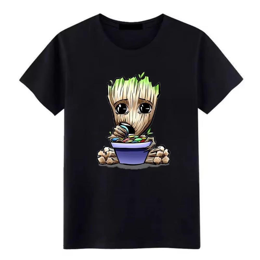 Tree Man Groot T-shirt Fashion Women Short Sleeves Tees Tops Summer O-Neck Tshirt Summer Female Casual T Shirt top