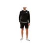 Puma Solid Color Letter Fitted Long Sleeve Sweatshirt Men Tops Black 84723101