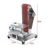 UPGRADE 775 Motor Multifunctional Grinder Mini Electric Belt Sander Polishing Grinding Machine Edge Sharpener Metal Wood Sanding Machines