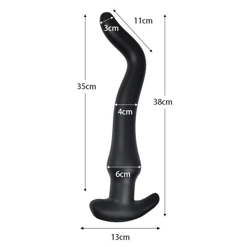 Golden Dragon Anal Plug 3-Piece Set for Both Men and Women Self-pleasure Toy Soft Liquid Silicone Adult Toys for Anal Play