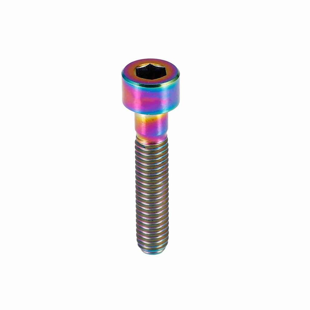 1pc Titanium Cycling Headset Stem M6 Thread Bolt 30 35 40 50 Long Screw Cycling Accessory
