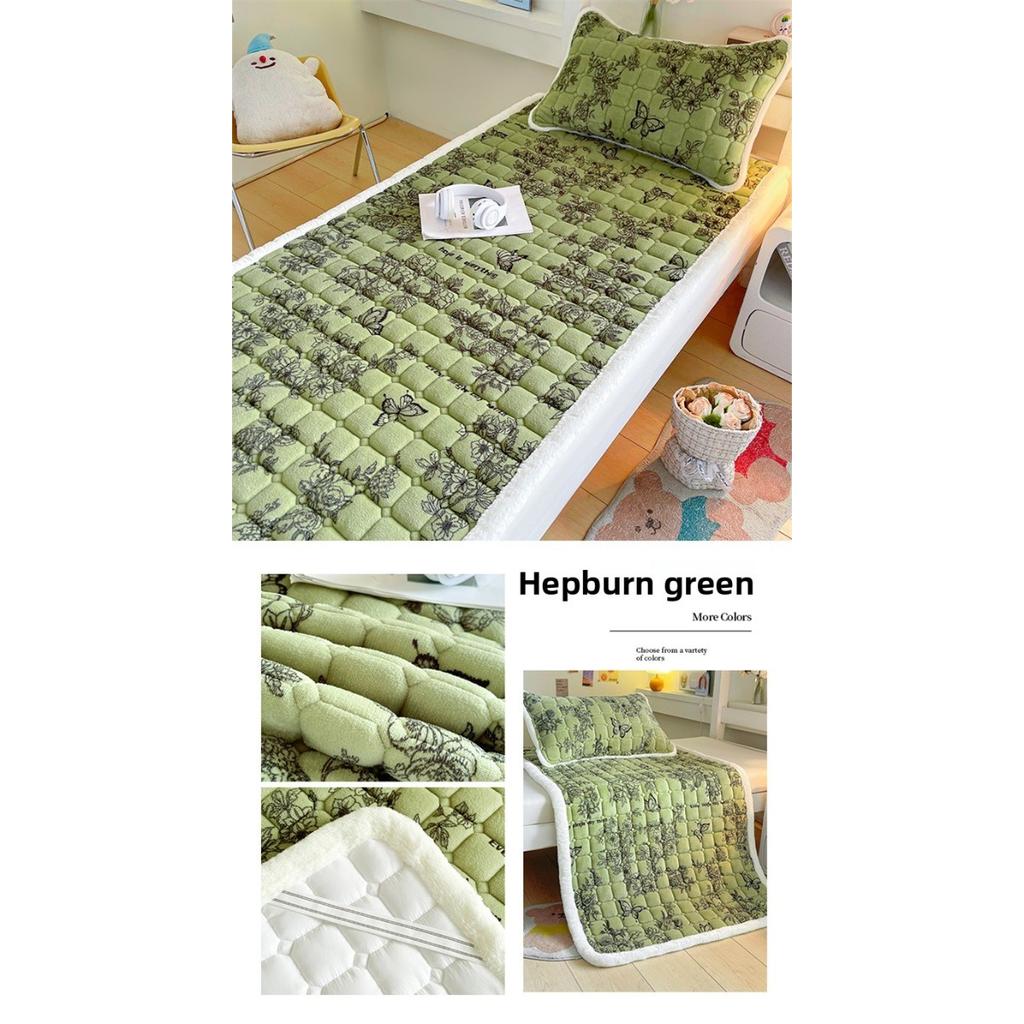 Thickened Milk Velvet Mattress, Student Dormitory Insulation, Cotton Padded Single Mattress, Foldable Machine Washable Bed Mattress