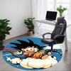 1pcDragon Ball Goku Cloud Office Round Area Rug, Indoor Mat Suitable For Office, Under Office Chairs Bedroom Living Room Home Decor, Room Deco