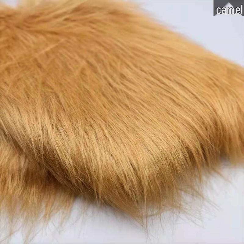12cm Plüschstoff für DIY-Baumwollpuppenkostüme und Upcycling-Projekte