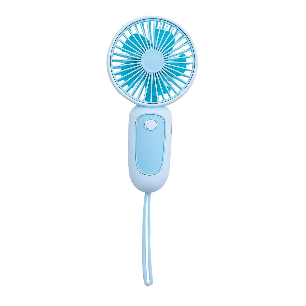 2026 USB Rechargeable Compact Handheld Lanyard Fan - Fresh Style & Portable Gift
