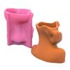 Succulents Flower Pot Resin Silicone Mold Suitable for Diy Garden Concrete Flower Pot Candle Holder Crafts Home Decor